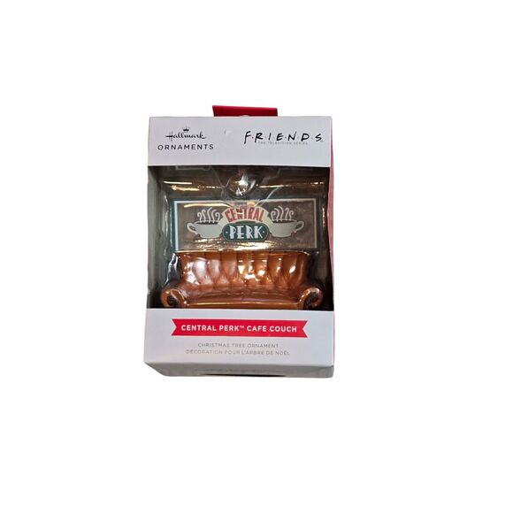 Hallmark Friends TV Series Central Park Cafe Couch Christmas Ornament NTW- 1of 2 - Picture 1 of 6